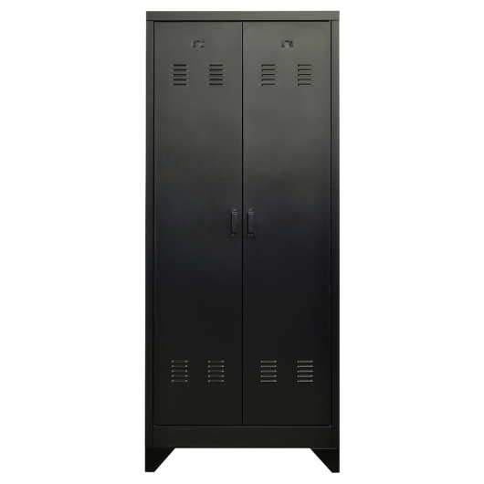 Armoire métallique vestiaire acier noire 40*80*180 cm TEC'HIT 24...